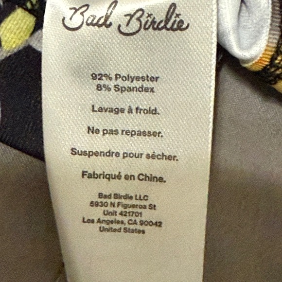 Bad Birdie Men's XL Floral Print Golf Polo Shirt‎ - Huntington - Picture 6 of 7